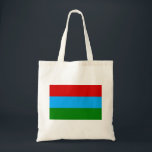 Bolsa Tote Bandeira da Carélia<br><div class="desc">Bandeira Patriótica da República da Carélia.</div>