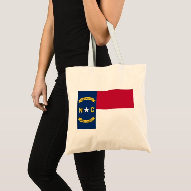 Bolsa Tote Bandeira da Carolina do Norte (Frente (produto))