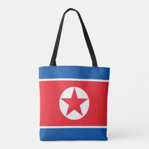 Bolsa Tote Bandeira da Coreia do Norte