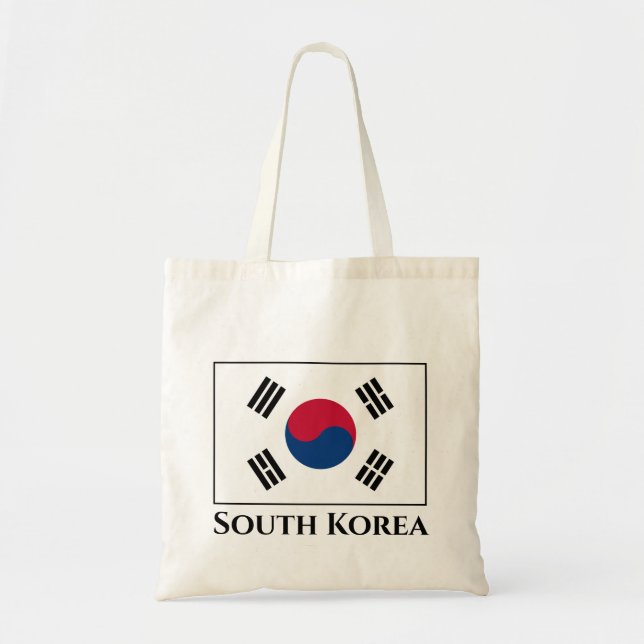 Bolsa Tote Bandeira da Coreia do Sul (Coreia do Sul) (Frente)