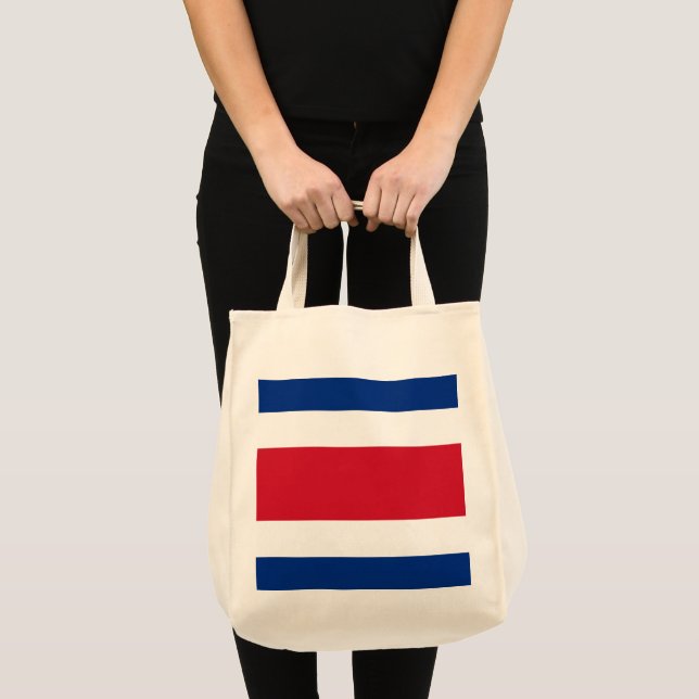 Bolsa Tote bandeira da Costa Rica (Frente (produto))