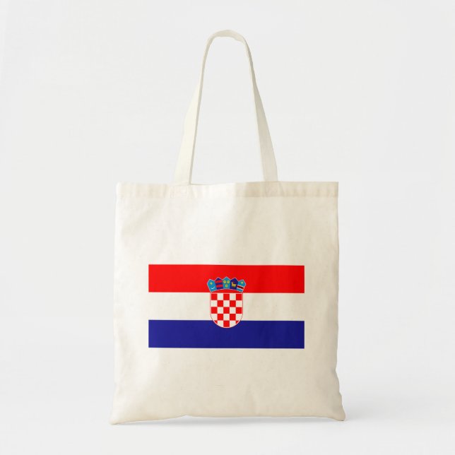 Bolsa Tote Bandeira da Croácia (Frente)