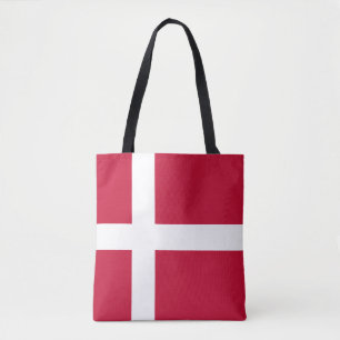 Bolsa Tote Bandeira da Dinamarca