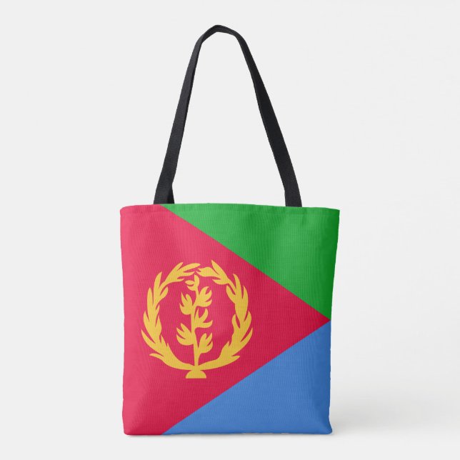 Bolsa Tote Bandeira da Eritreia (Verso)