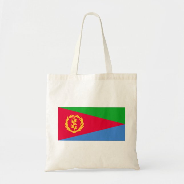 Bolsa Tote Bandeira da Eritreia (Frente)