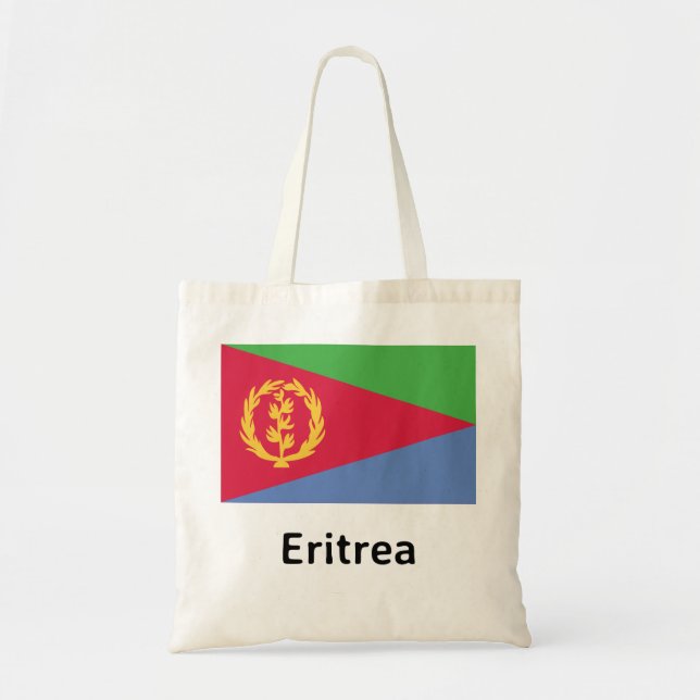 Bolsa Tote Bandeira da Eritreia (Frente)