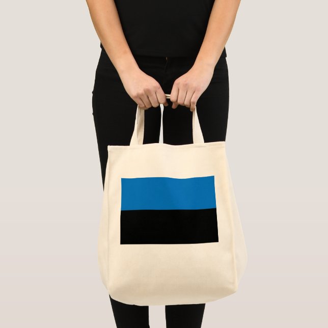 Bolsa Tote Bandeira da Estônia (Frente (produto))