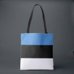 Bolsa Tote Bandeira da Estônia<br><div class="desc">Bandeira da Estônia</div>