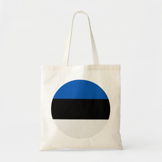 Bolsa Tote Bandeira da Estônia (Frente)