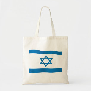 Bolsa Tote Bandeira da estrela de David de Israel