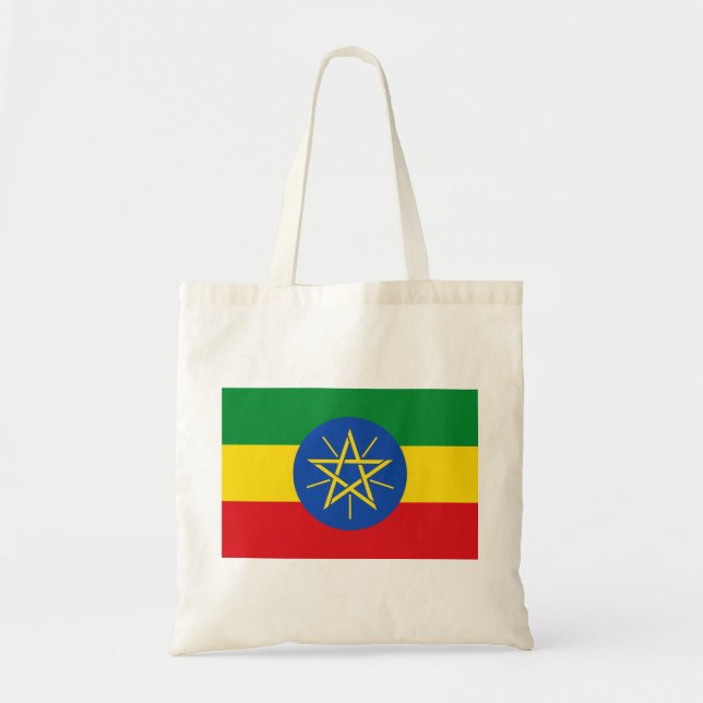 Bolsa Tote Bandeira da Etiópia (Frente)