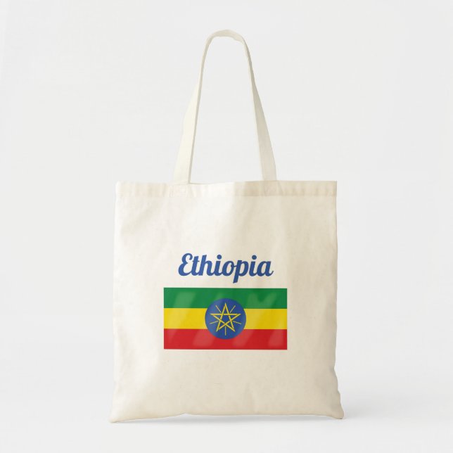 Bolsa Tote Bandeira da Etiópia (Frente)