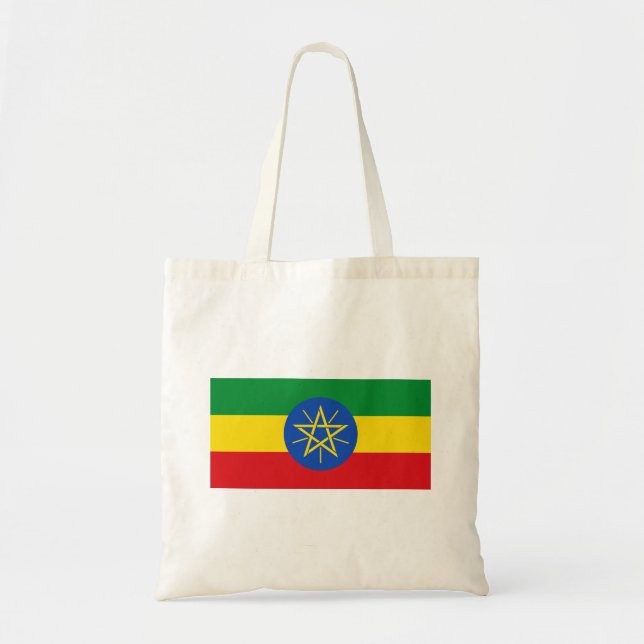 Bolsa Tote Bandeira da Etiópia (Frente)