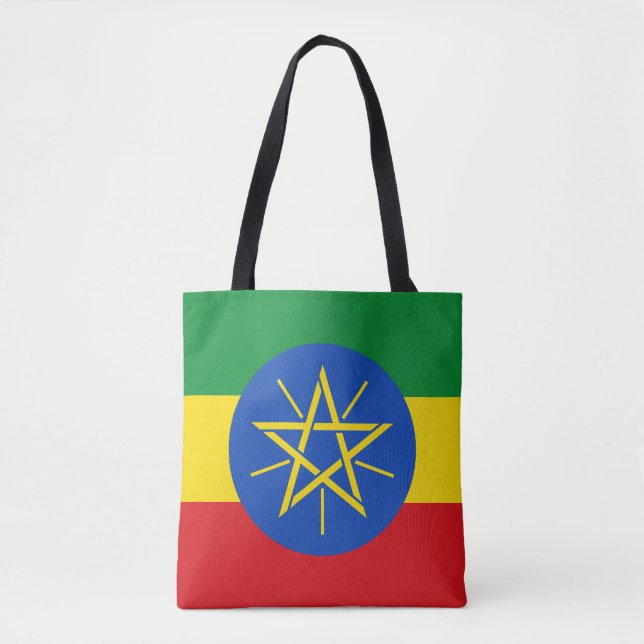 Bolsa Tote Bandeira da Etiópia (Frente)