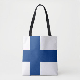 Bolsa Tote Bandeira da Finlândia