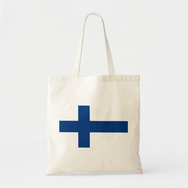 Bolsa Tote Bandeira da Finlândia (Frente)