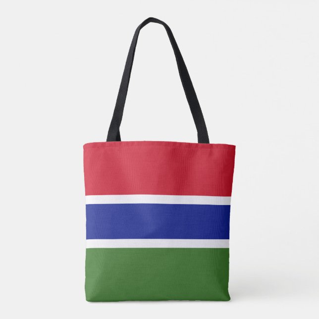 Bolsa Tote Bandeira da Gâmbia (Verso)
