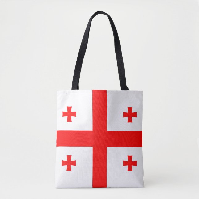 Bolsa Tote Bandeira da Geórgia (Frente)