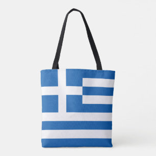 Bolsa Tote Bandeira da Grécia