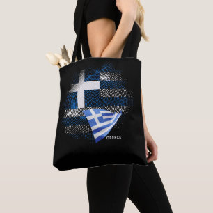 Bolsa Tote bandeira da Grécia