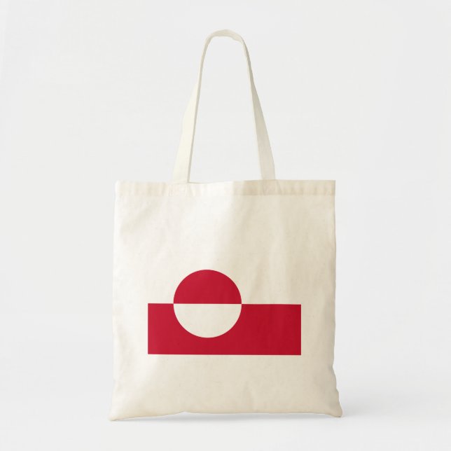 Bolsa Tote Bandeira da Gronelândia (Frente)