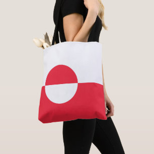 Bolsa Tote Bandeira da Gronelândia