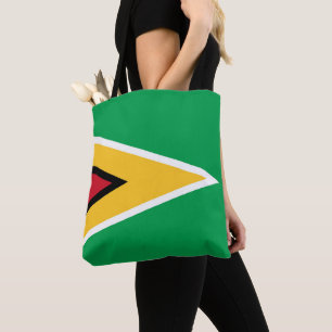 Bolsa Tote bandeira da Guiana