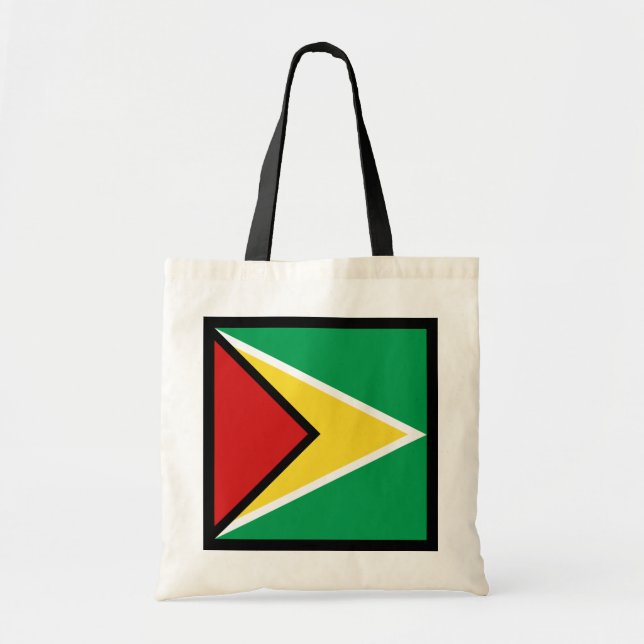 Bolsa Tote Bandeira da Guiana (Frente)