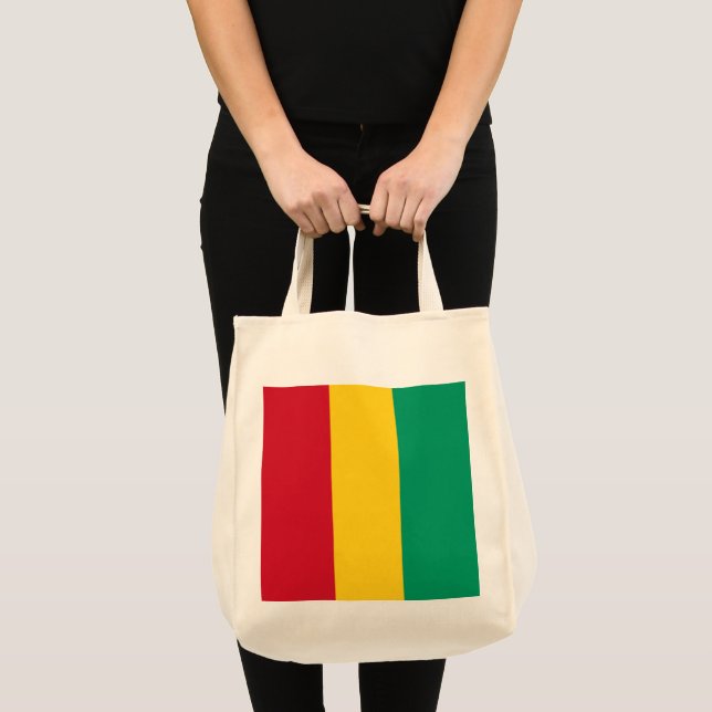 Bolsa Tote bandeira da Guiné (Frente (produto))