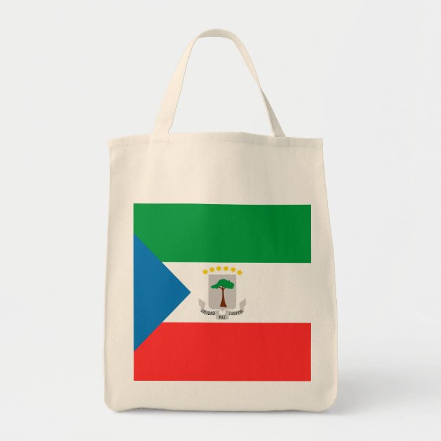 Bolsa Tote Bandeira da Guiné Equatorial (Frente)