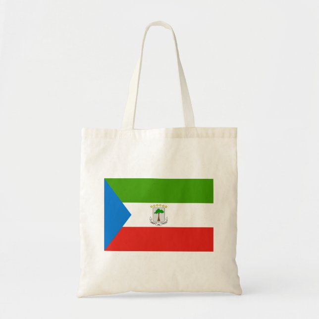 Bolsa Tote Bandeira da Guiné Equatorial (Frente)