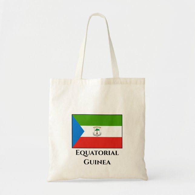 Bolsa Tote Bandeira da Guiné Equatorial (Frente)