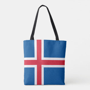 Bolsa Tote Bandeira da Islândia