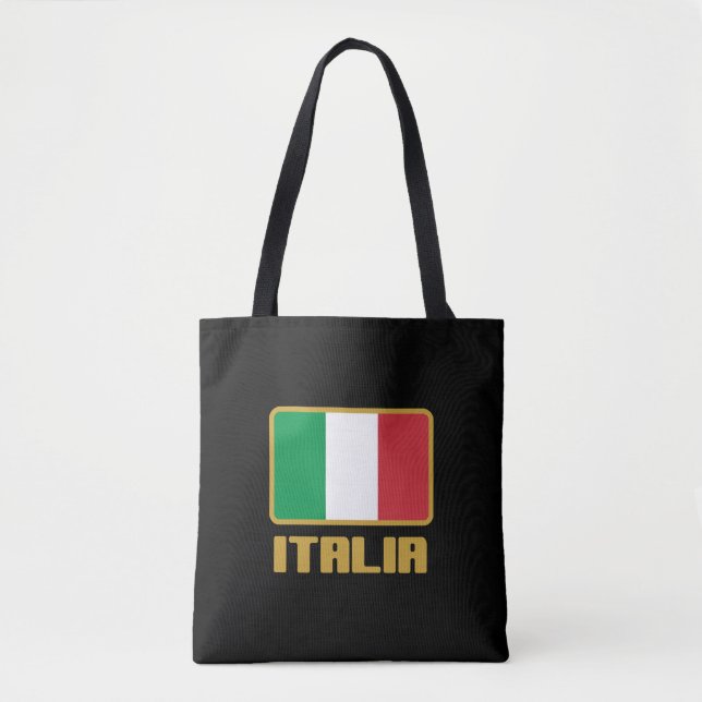 Bolsa Tote Bandeira da Itália (Frente)