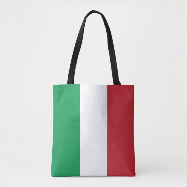 Bolsa Tote Bandeira da Itália (Frente)