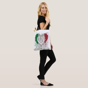 Bolsa Tote Bandeira da Itália Amor
