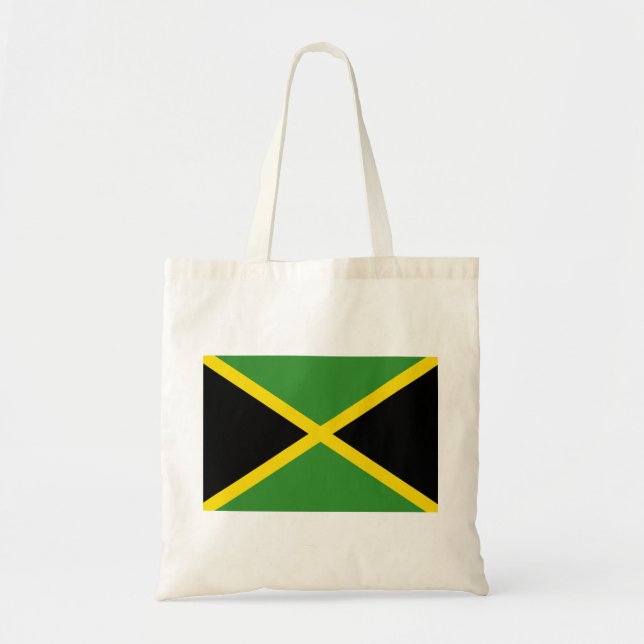 Bolsa Tote Bandeira da Jamaica (Frente)