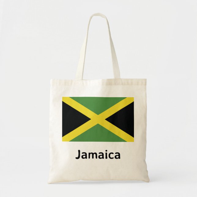 Bolsa Tote bandeira da Jamaica (Frente)