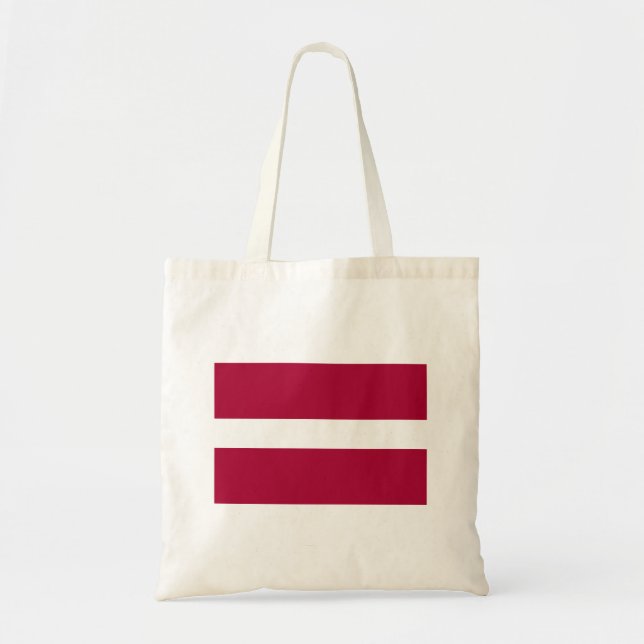 Bolsa Tote Bandeira da Letónia (Frente)