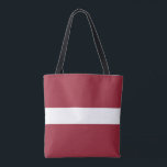 Bolsa Tote Bandeira da Letônia<br><div class="desc">Bandeira patriótica da Letônia.</div>