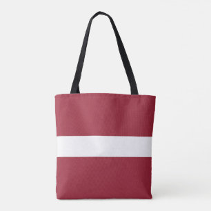 Bolsa Tote Bandeira da Letónia
