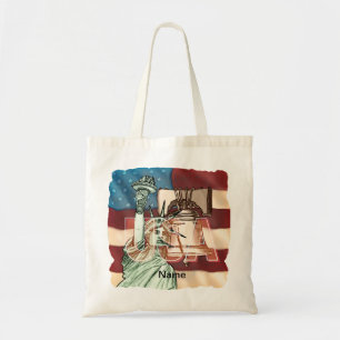 Bolsa Tote Bandeira da Liberdade dos EUA