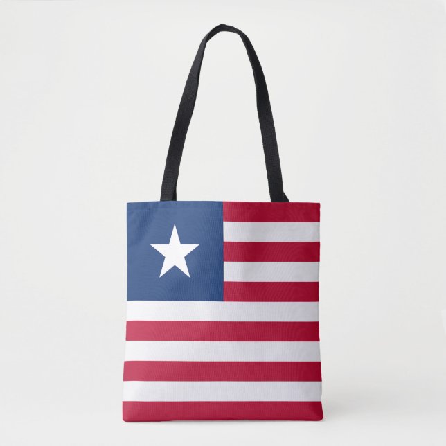 Bolsa Tote Bandeira da Libéria (Frente)