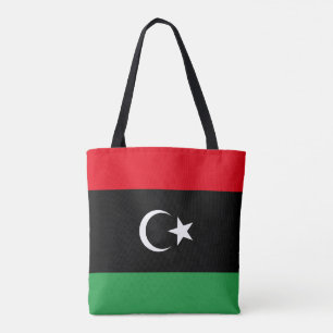 Bolsa Tote Bandeira da Líbia