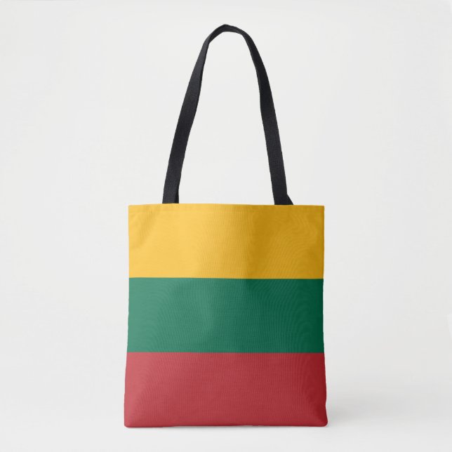 Bolsa Tote Bandeira da Lituânia (Frente)