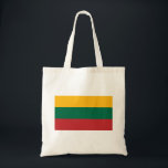 Bolsa Tote Bandeira da Lituânia<br><div class="desc">Bandeira patriótica da Lituânia.</div>