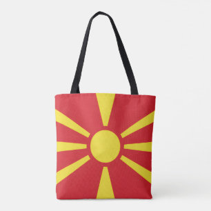 Bolsa Tote Bandeira da Macedônia, Bandeira da Macedônia do No