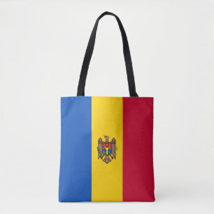 Bolsa Tote Bandeira da Moldávia