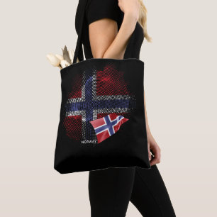 Bolsa Tote bandeira da Noruega