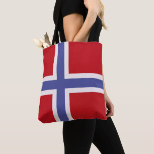 Bolsa Tote Bandeira da Noruega